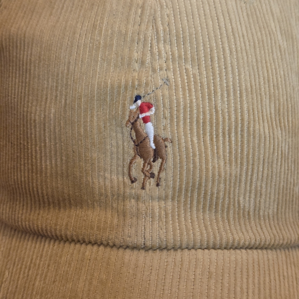 Khaki Polo Corduroy Hat - Picture 3 of 9